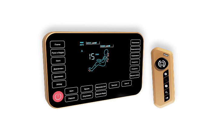 Схематичное изображение экрана управления